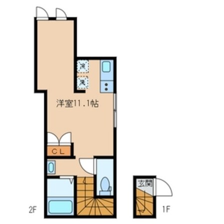 Creer白山の物件間取画像